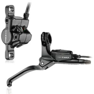 Tektro - Hydraulic disc FRONT brake set - Mod.HD-E350F, HD6.DM+lever DR1.4F, for ebike With Cut Out Wire & hose: 1900mm, w/200mm