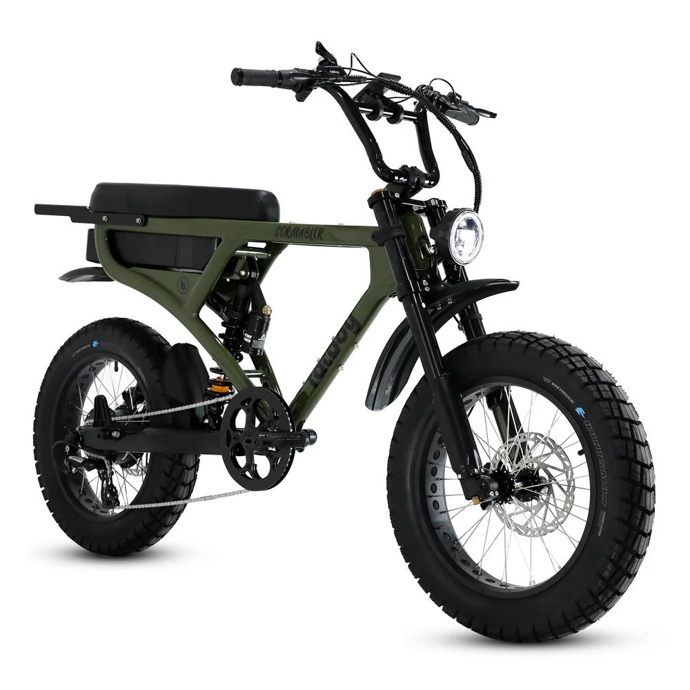 Featured image for “Fatboy  - The Scrambler V3  Ultra eBike Jungle Green - Certified UL2849”